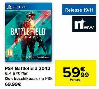 Carrefour Ps4 battlefield 2042 aanbieding