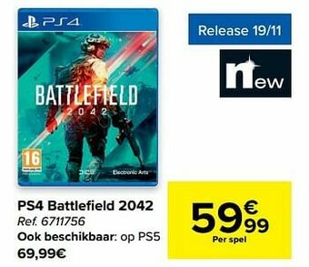 Carrefour Ps4 battlefield 2042 aanbieding