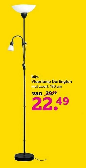 Leen Bakker Vloerlamp darlington aanbieding
