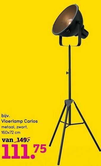 Leen Bakker Vloerlamp carlos aanbieding