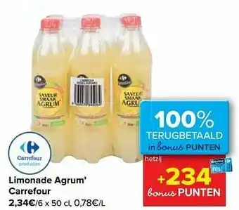 Carrefour Limonade agrum’ carrefour aanbieding