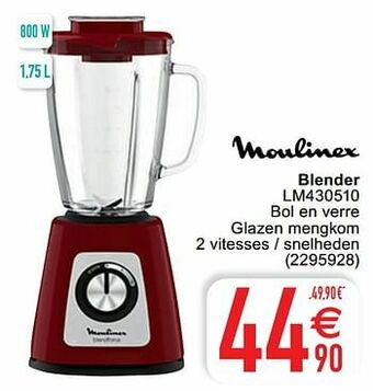 Cora Moulinex blender lm430510 aanbieding