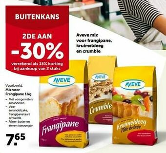 AVEVE Mix voor frangipane aanbieding