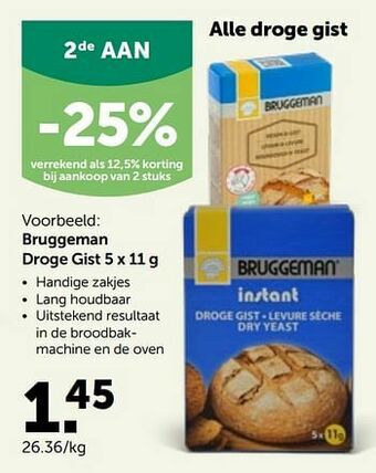 Bruggeman droge gist