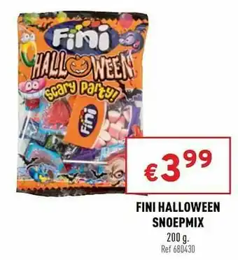 Trafic Fini halloween snoepmix aanbieding