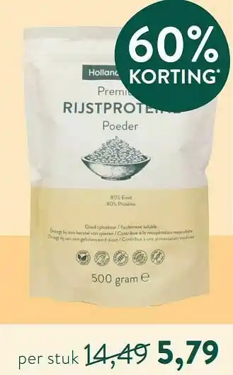 Rijstproteine poeder