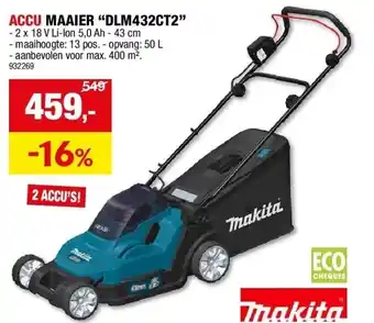 Hubo ACCU MAAIER “DLM432CT2” aanbieding