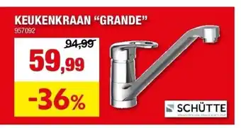 Hubo KEUKENKRAAN “GRANDE” aanbieding