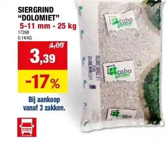 Hubo SIERGRIND “DOLOMIET” 5-11 mm - 25 kg aanbieding