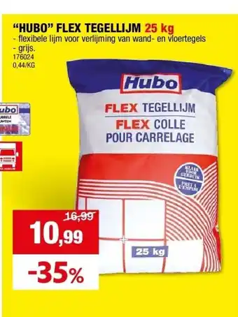 Hubo “HUBO” FLEX TEGELLIJM 25 kg aanbieding