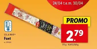 Lidl Fuet aanbieding