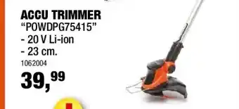 Hubo ACCU TRIMMER aanbieding