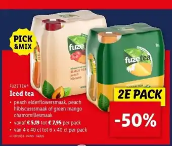 Lidl Iced tea aanbieding