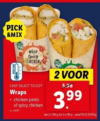 Lidl Wraps aanbieding