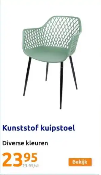 Action Kunststof kuipstoel aanbieding