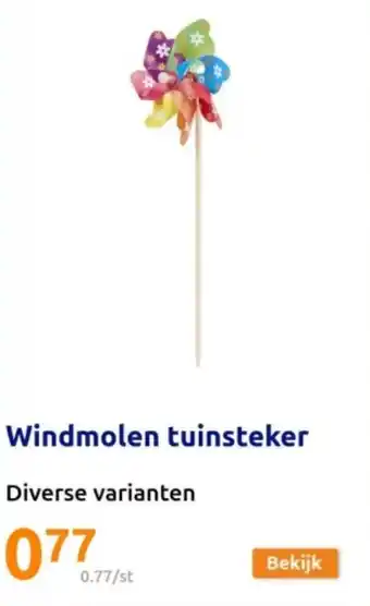 Action Windmolen tuinsteker aanbieding