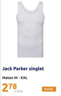 Action Jack Parker singlet aanbieding