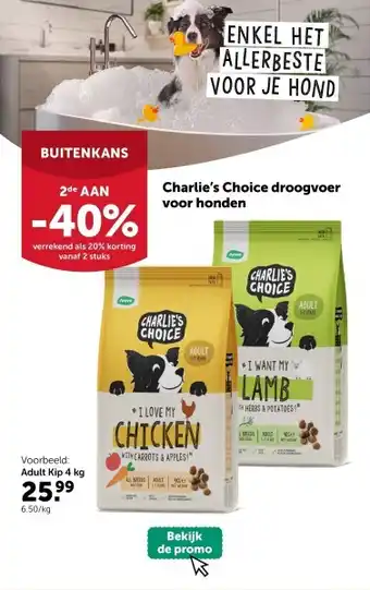 AVEVE Charlie’s Choice droogvoer voor honden aanbieding