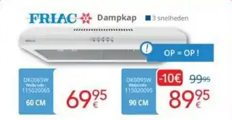 Eldi FRIAC Dampkap 90CM aanbieding