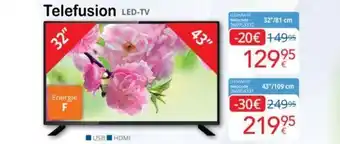 Eldi Telefusion LED TV aanbieding