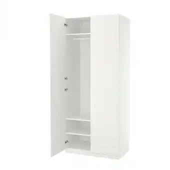 IKEA Pax / forsand Kledingkast, wit/wit, 100x60x236 cm aanbieding