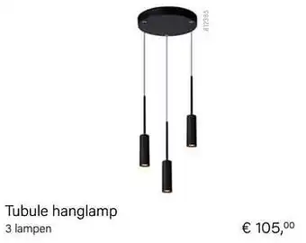 Tubule hanglamp 3 lampen