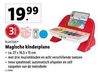 Magische kinderpiano
