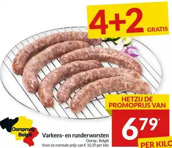 Intermarché Varkens en runderworsten aanbieding