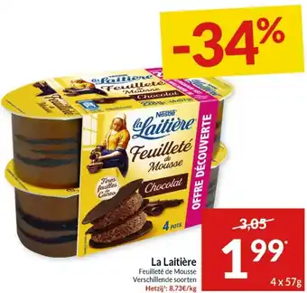 Intermarché La Laitière 4x57g aanbieding