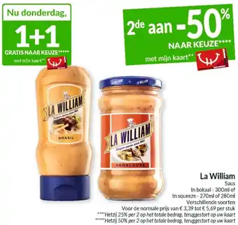 Intermarché La William aanbieding