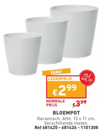 Trafic BLOEMPOT aanbieding