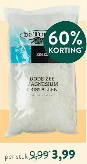 Holland & Barrett Doode zee magnesium kristallen aanbieding