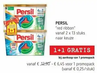 Spar Colruyt Persil red ribbon aanbieding