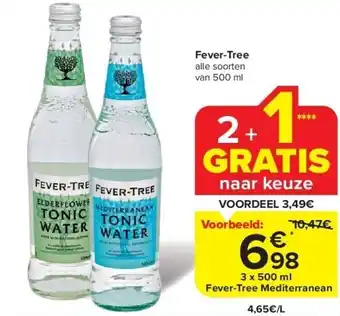 Carrefour Fever-Tree aanbieding