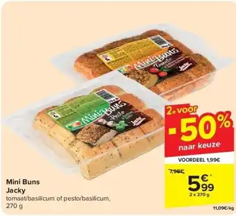 Carrefour Mini Buns Jacky aanbieding