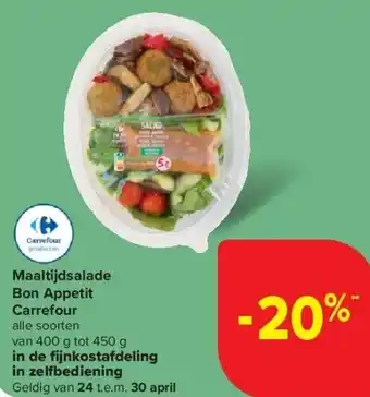 Carrefour Maaltijdsalade Bon Appetit Carrefour aanbieding