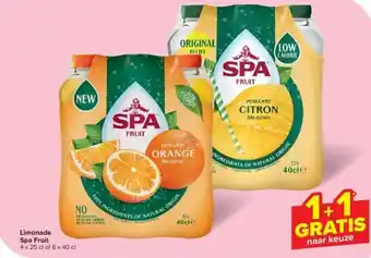 Carrefour Limonade Spa Fruit aanbieding