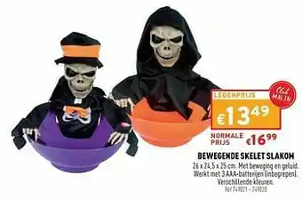 Trafic Bewegende skelet slakom aanbieding