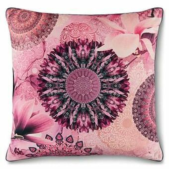 Leen Bakker Hip sierkussen Zinzi - veelkleurig - 48x48 cm - Leen Bakker aanbieding