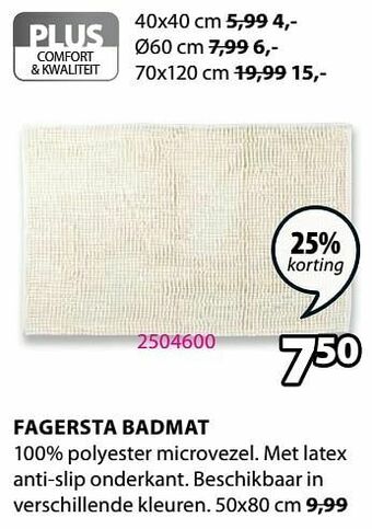 Fagersta badmat