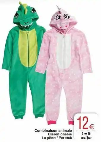 Cora Combinaison animale dieren onesie aanbieding