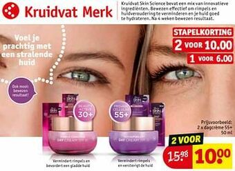 Kruidvat Dagcrème 55+ aanbieding
