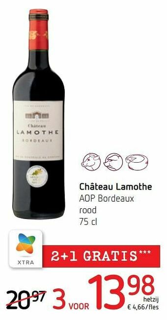 Château lamothe aop bordeaux rood