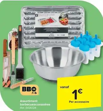 Carrefour Assortiment barbecueaccessoires aanbieding