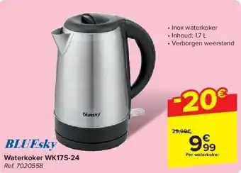 Carrefour Waterkoker WK17S-24 aanbieding