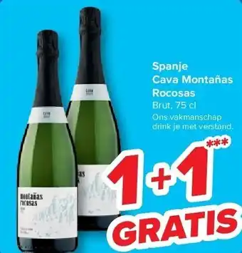 Carrefour Spanje Cava Montañas Rocosas aanbieding