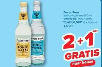Carrefour Fever-Tree aanbieding