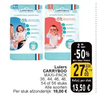 Cora Luiers CARRYBOO aanbieding