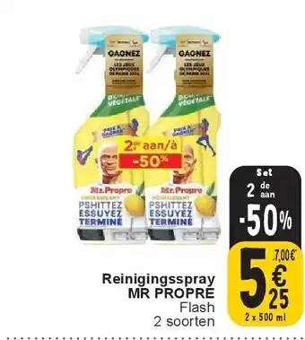 Cora Reinigingsspray MR PROPRE aanbieding