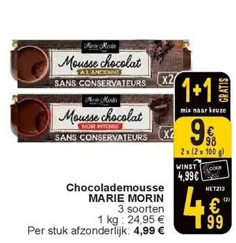 Cora Chocolademousse MARIE MORIN aanbieding